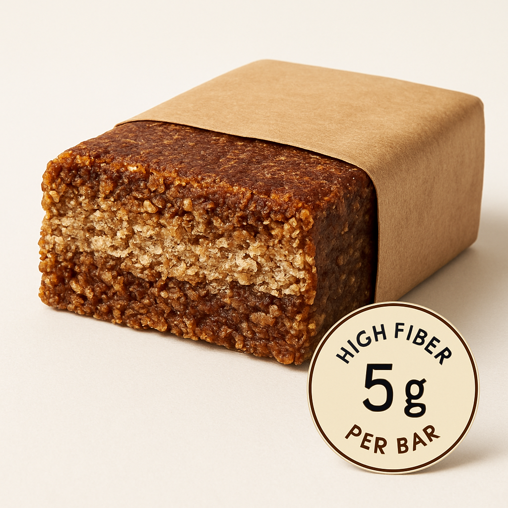 High-Fiber Date Bar — Digest naturally.