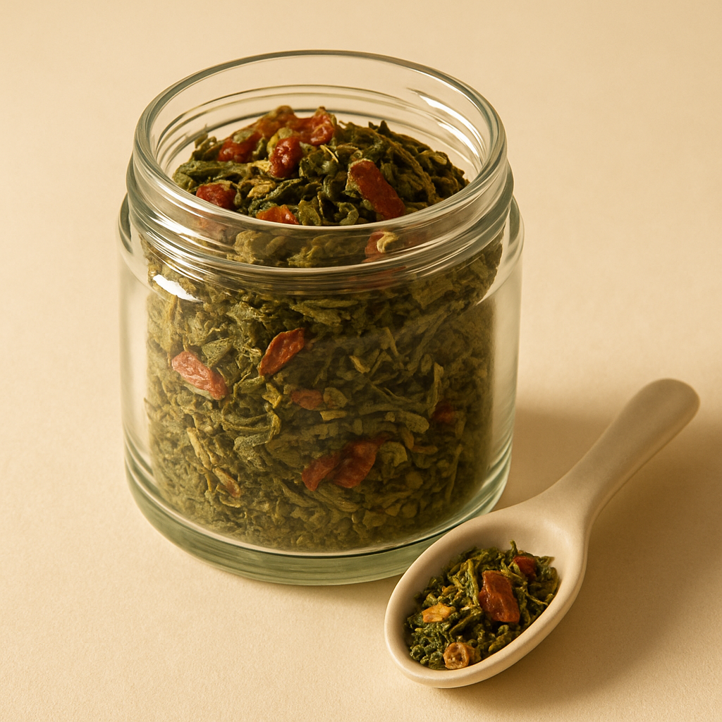 Green Tea Elixir Mix — Calm clarity.